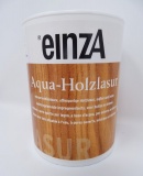 einzA 1.0 Liter, Aqua Holzlasur, Holzschutz kalkweiß