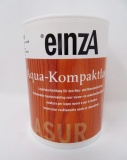 einzA 1.0 Liter, Aqua Kompaktlasur, Holzschutz kalkweiß
